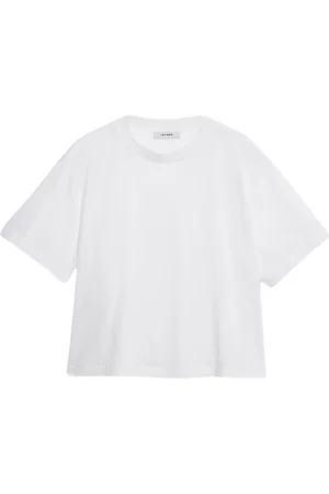 Ivy & Oak Top, Dame, Hvid, M, Bomuld, Boxy bomulds T-shirt