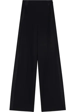 Pinko Bukser, Dame, Sort, L, Nylon, Casual Wide Bukser