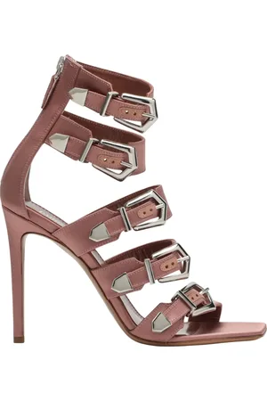PARIS TEXAS Sko, Dame, Brun, 38 1/2 EU, Læder, High Heel Sandal Ursula