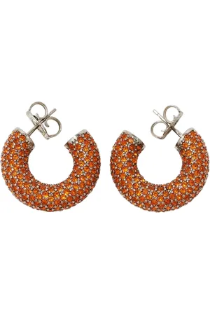Amina Muaddi Tilbehør, Dame, , ONE SIZE, Crystal Sun Øreringe Mini