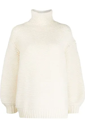 Proenza Schouler Strik, Dame, , L, Uld, Chunky Strik Turtleneck Sweater