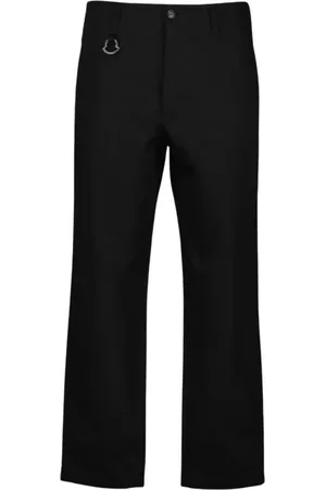 Moncler Bukser, Herre, Sort, M, Uld, Sort Logo Bukser Stilfuldt Design