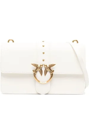 Pinko Taske, Dame, Hvid, ONE SIZE, Uld, Love ONE Classic Skuldertaske