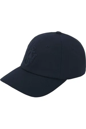 J.W.Anderson Tilbehør, Herre, Blå, ONE SIZE, Uld, Broderet Logo Cap