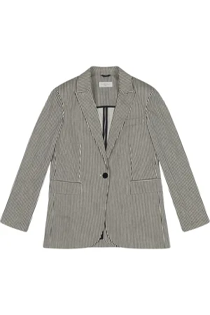 Circolo Jakke, Dame, Flerfarvet, 2XS, Uld, Stilfuld Blazer