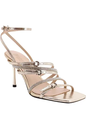 Pinko Sko, Dame, Lyserød, 39 EU, Juvelbesatte sandaler