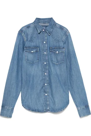 Ralph Lauren Bluser & Skjorter, Dame, Blå, XS, Denim, Denimskjorte