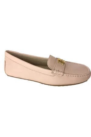 Ralph Lauren Sko, Dame, Lyserød, 38 EU, Læder, Driver Moccasins