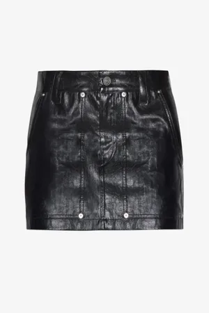 Isabel Marant Nederdel, Dame, Sort, XS, Bomuld, Mini Nederdel