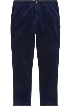 Ralph Lauren Bukser, Herre, Blå, 2XL, Corduroy Prepster Pants