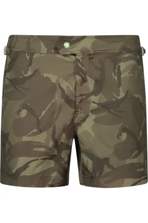 Tom Ford Shorts, Herre, Grøn, XL, Uld, Camouflage Boxer Briefs