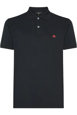 Peuterey Top, Herre, Blå, XL, Uld, Polo Plantago 02 T-shirt