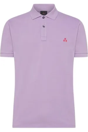 Peuterey Top, Herre, Lilla, S, Bomuld, Zeno 01 Lila Polo Shirt