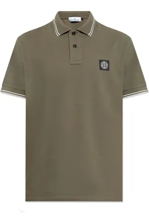 Stone Island Top, Herre, Grøn, XL, Bomuld, Cotton Polo