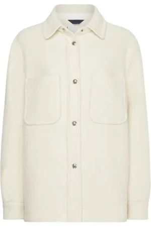 Tommy Hilfiger Jakke, Dame, , XS, Uld, Chic Uldblanding Jakke med Knapper