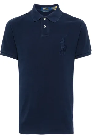 Ralph Lauren Top, Herre, Blå, S, Bomuld, Blå T-shirt