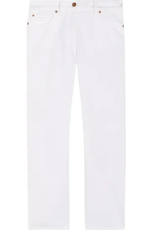 Aspesi Jeans, Dame, Hvid, W29, Bomuld, Hvid bomuld fem lomme jeans
