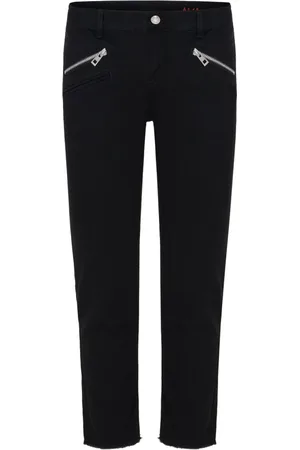 Zadig & Voltaire Bukser, Dame, Sort, W25, Sorte Bukser med Lynlås