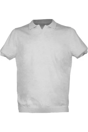 PEOPLE OF SHIBUYA Strik, Herre, Grå, 2XL, Bomuld, Grå bomulds polo shirt
