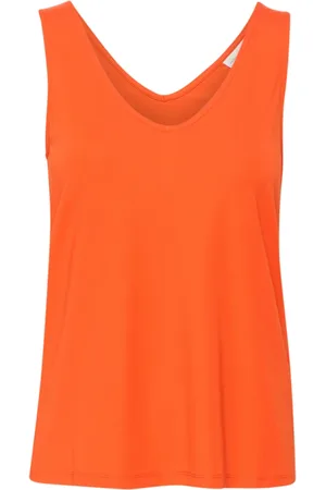 INWEAR Top, Dame, , L, Cherry Tomato Ærmeløs Top