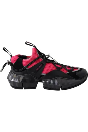 Jimmy Choo Sko, Dame, Sort, 39 EU, Sort/Pink Diamond Trail / F EHL Bubble Sneakers