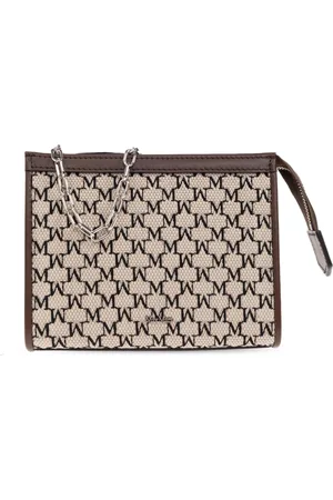 Max Mara Tilbehør, Dame, , ONE SIZE, Læder, Pose med monogram