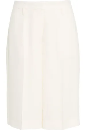 Herskind Shorts, Dame, , M, Uld, Hvide Bermuda Shorts Stilfulde Midwaist