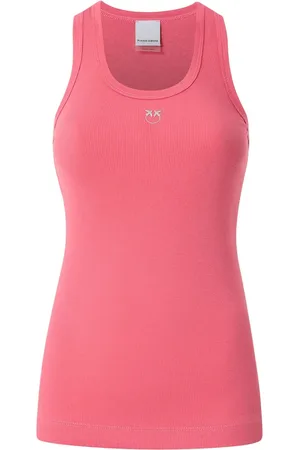 Pinko Top, Dame, Lyserød, S, Tyl, Calculator Style Tank Top