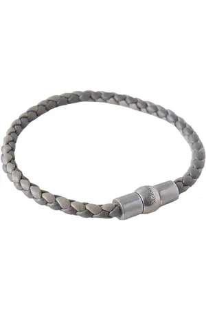 MULBERRY Tilbehør, Dame, Grå, S, Læder, Iris Læderarmbånd