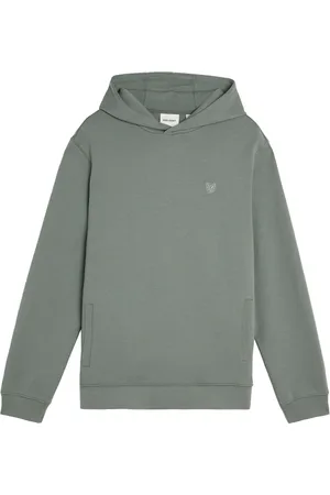 Lyle & Scott Sweathshirts & Hoodies, Herre, Grøn, M, Mellemlag Bland Hoodie