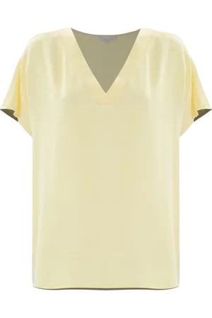 Kocca Bluser & Skjorter, Dame, Gul, XS, Uld, Stilfuld Bluse