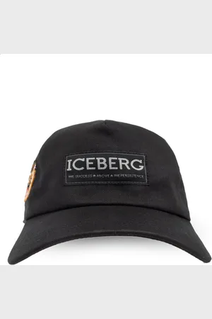 Iceberg Tilbehør, Herre, Sort, ONE SIZE, Bomuld, Baseball Cap