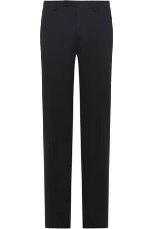 Boglioli Bukser, Herre, Sort, 2XL, Uld, Sorte 100% ren uldbukser