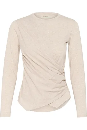 INWEAR Top, Dame, , S, Bomuld, Elegant Draped Bluse