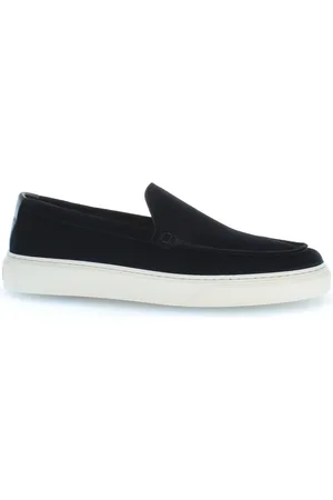 Woolrich Sko, Herre, Blå, 43 EU, Læder, Sneakers Slip-On Loafers
