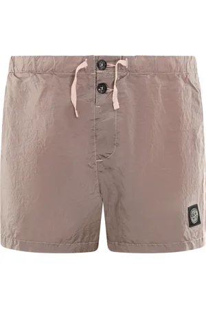 Stone Island Badetøj, Herre, Lyserød, L, Nylon, Nylon Metal Badeshorts