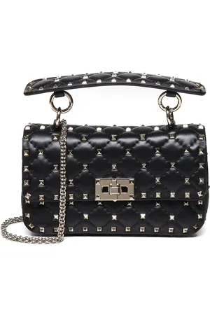 VALENTINO GARAVANI Taske, Dame, Sort, ONE SIZE, Uld, Rockstud Spike Skuldertaske