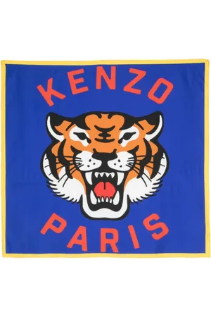 Kenzo Tilbehør, Dame, Flerfarvet, ONE SIZE, Silketørklæde