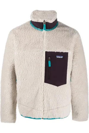 Patagonia Jakke, Herre, Hvid, M, Uld, Retro Furry Fleece Jakke