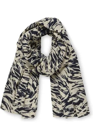 Part Two Tilbehør, Dame, Flerfarvet, ONE SIZE, Night Sky Brush Print Scarf