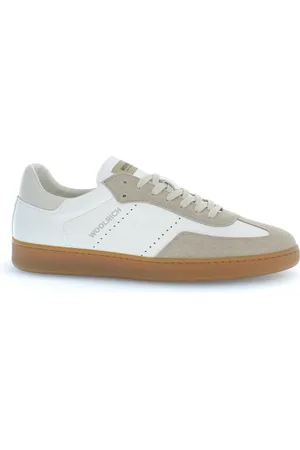 Woolrich Sko, Herre, , 44 EU, Læder, Læder- og ruskindssneakers i