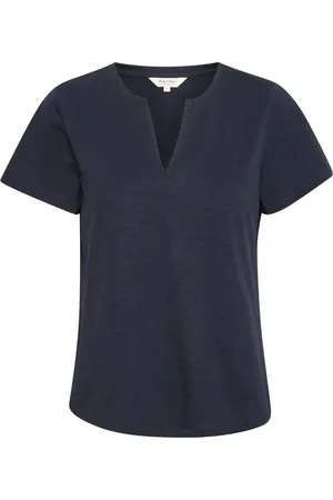 Part Two Top, Dame, Blå, S, Bomuld, T-Shirt