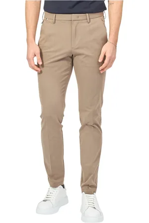 HUGO BOSS Bukser, Herre, Grøn, S, Bomuld, Slim Fit Bukser Kaito