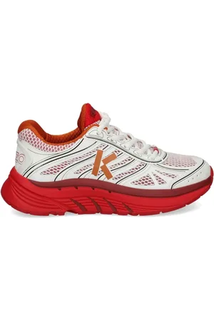 Kenzo Sko, Dame, Rød, 39 EU, Bomuld, Pace Low Top Sneakers