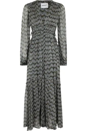 Isabel Marant Kjole, Dame, Sort, 2XS, Elegant Amara Kjole til Kvinder