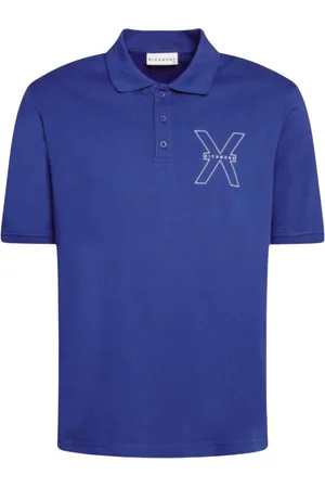 John Richmond Top, Herre, Blå, M, Polo Shirt