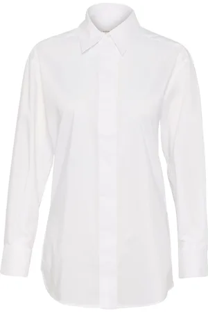 INWEAR Bluser & Skjorter, Dame, Hvid, XL, Bomuld, Oversized Collar Shirt