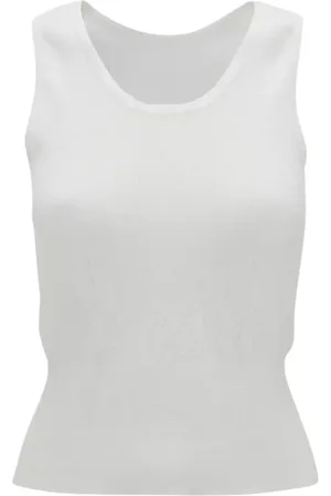 J.W.Anderson Top, Dame, Hvid, XS, Bomuld, Hvid Tilpasset Top Hjerte Pil