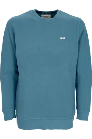 Vans Sweathshirts & Hoodies, Herre, Blå, XL, Bomuld, Midnight Crew Fleece Sweater