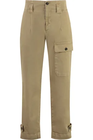 Pinko Bukser, Dame, , M, Bomuld, Globo Stretch Cotton Cargo Bukser